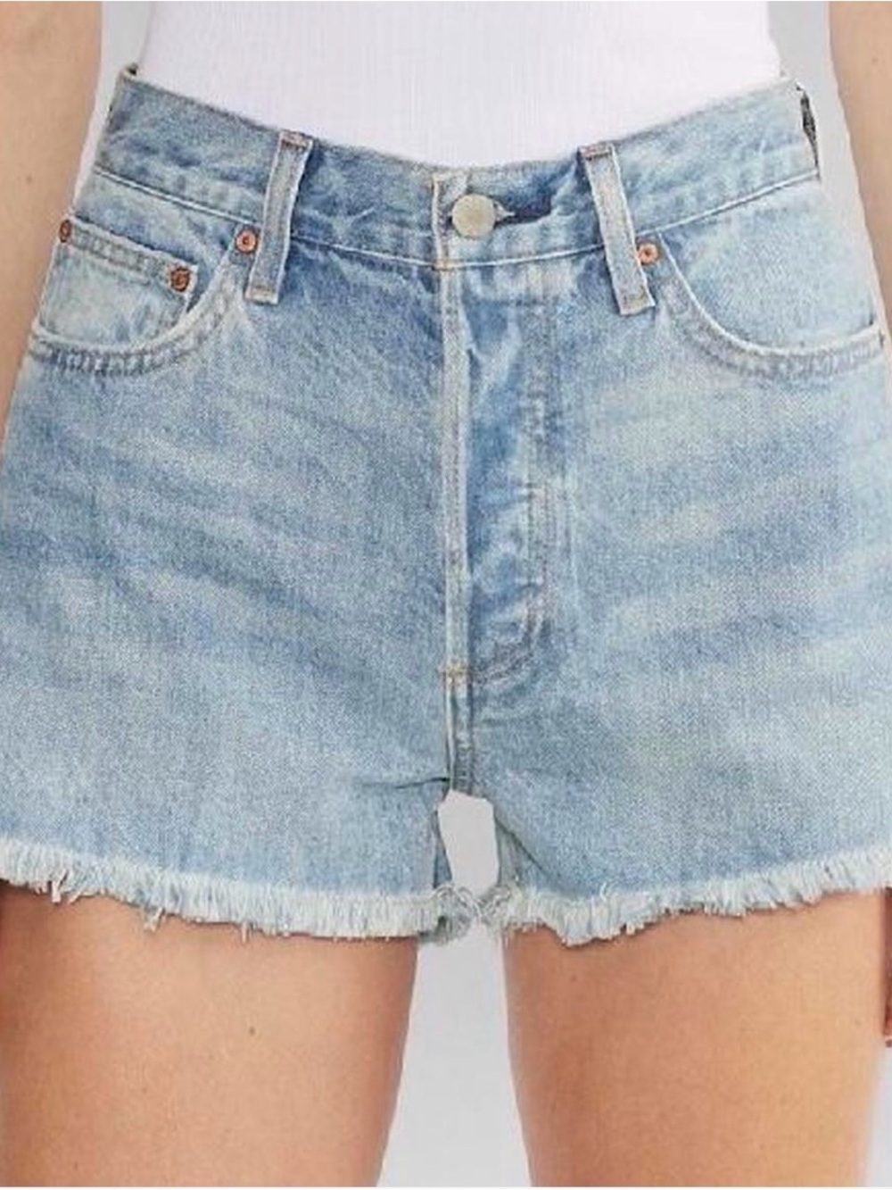 Denim Forum The Ex Boyfriend Hi-Rise Denim Short